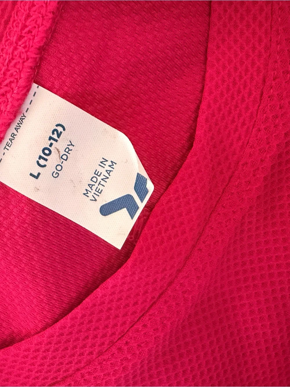 Girls Old Navy Long Sleeve Crew Top - Bright Pink